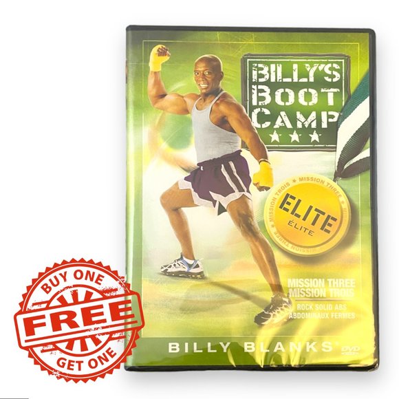 BOGO - SEALED - Billy's Boot Camp Elite - Mission Three - Rock Solid Abs-SEALED - Picture 1 of 4